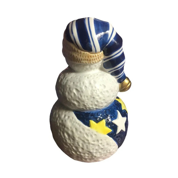 EPOCH Collection by Noritake E115 Mr Snowman Large Salt & Pepper Shakers Holiday - Picture 6 of 14